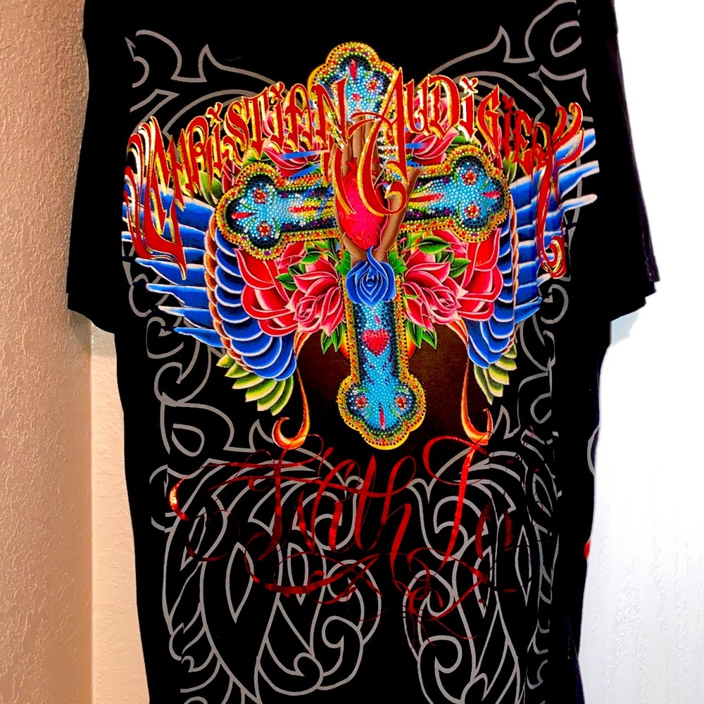 Black Christian Audigier Shirt